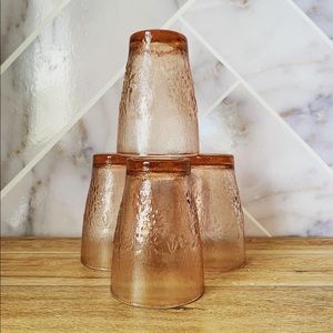 Vintage rose pink glasses